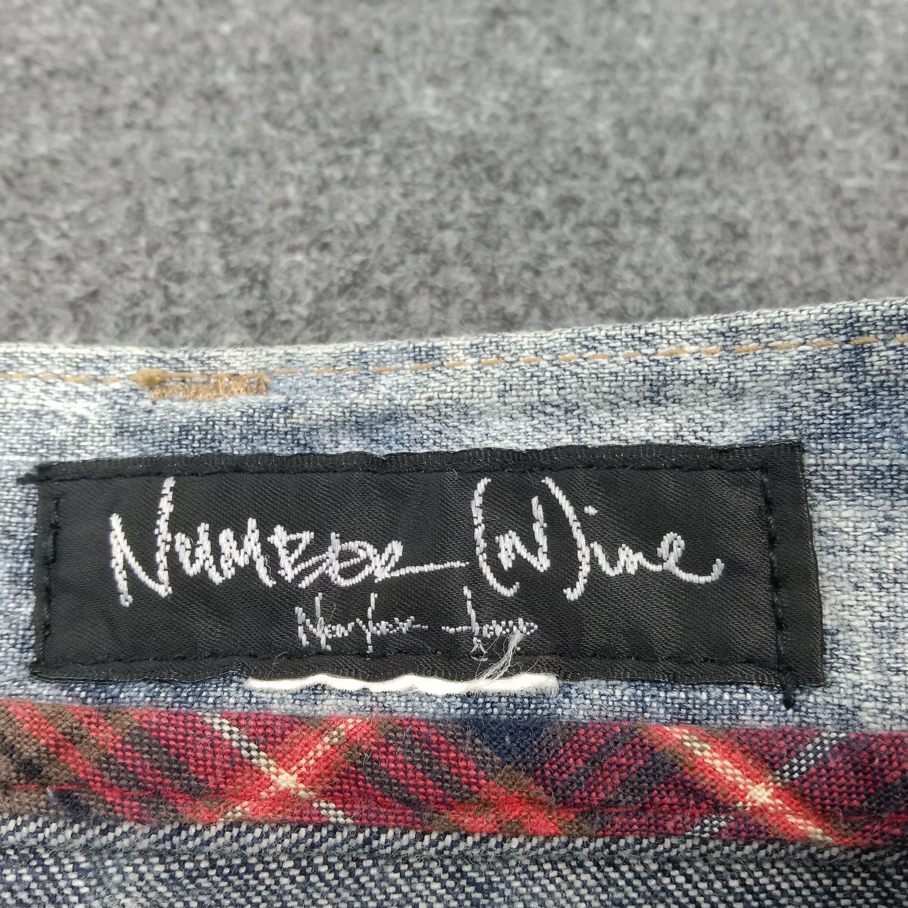 Number (N)ine Number Nine Japan Straight Acid Wash Denim C265N9 Size US 32 / EU 48 - 5 Thumbnail