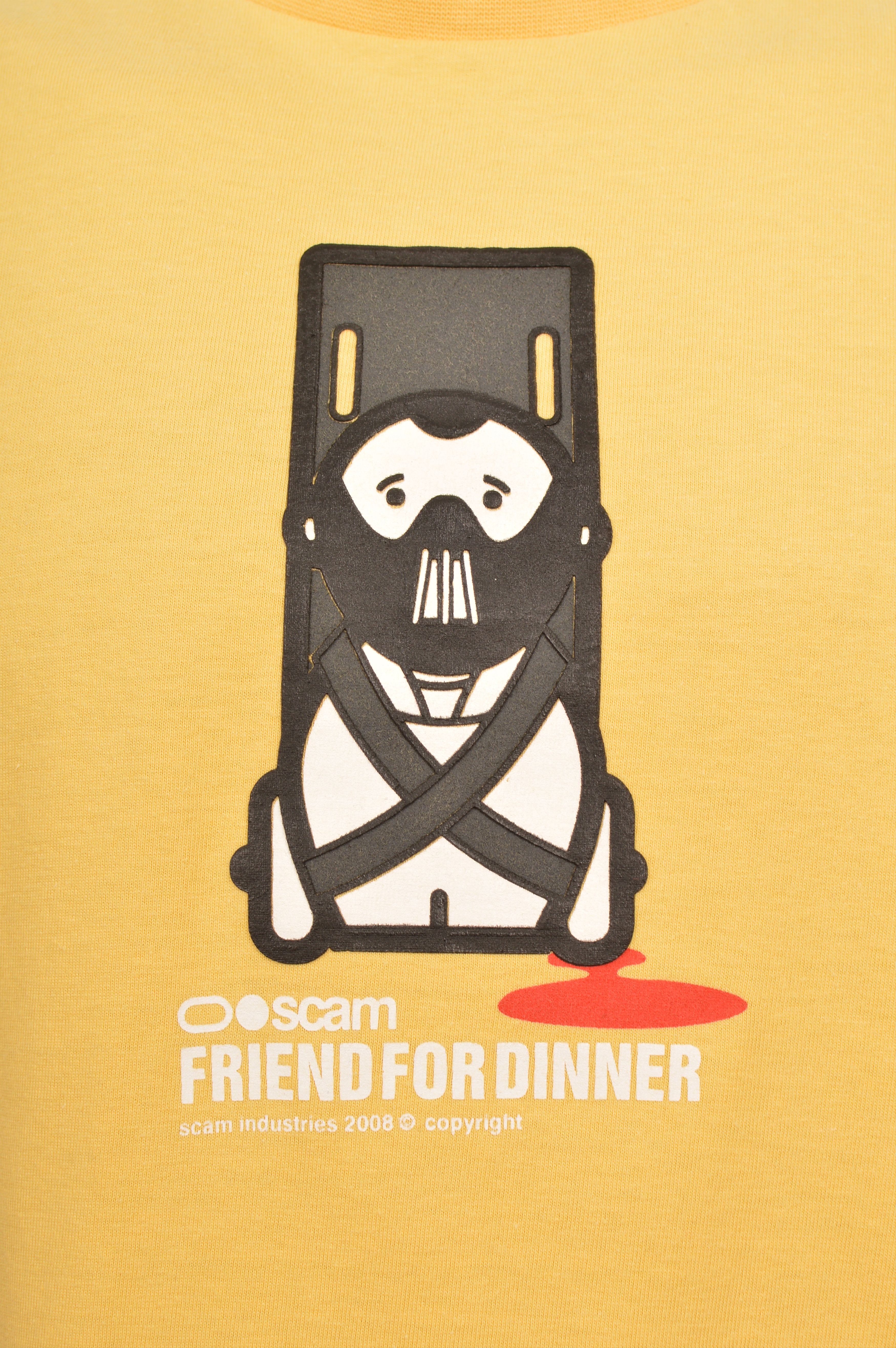 Vintage Scam Friend for Dinner Vintage 2008 Skate T-Shirt Size US M / EU 48-50 / 2 - 2 Thumbnail