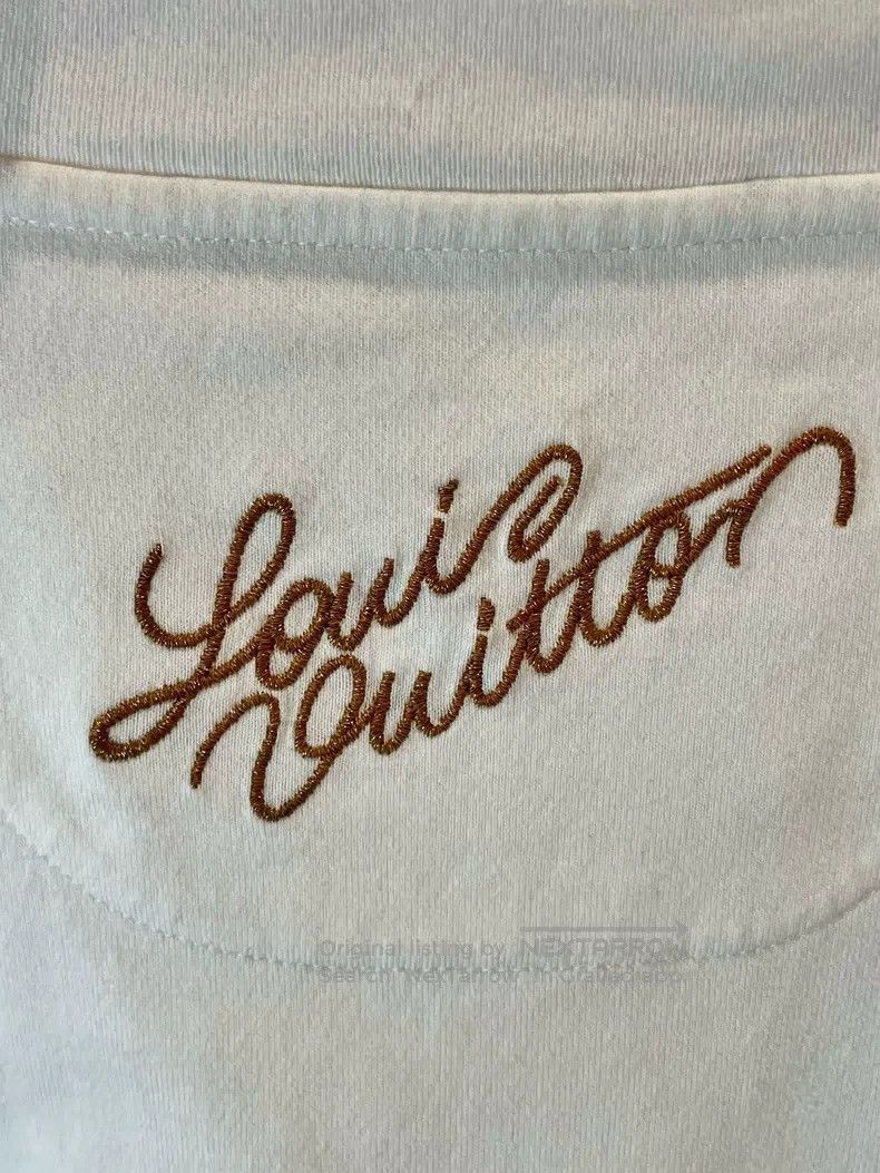 Louis Vuitton Louis Vuitton 25 SS Badge Double Dog Pattern Embroidered C Size US XL / EU 56 / 4 - 3 Thumbnail