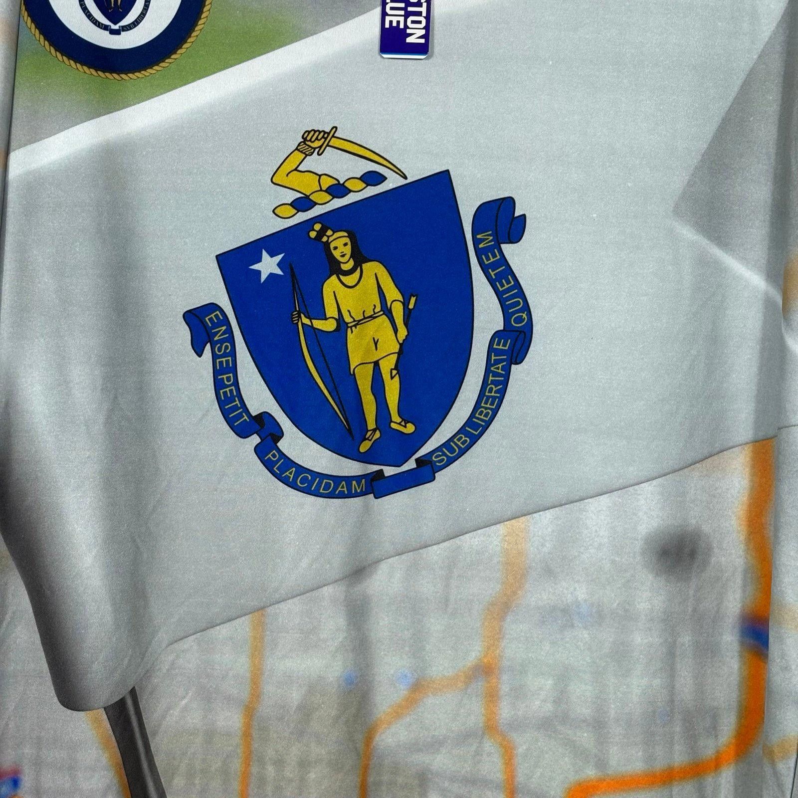 Other Boston Blue Massachusetts State Map Graphic T-Shirt XL NWT Size US XL / EU 56 / 4 - 2 Thumbnail