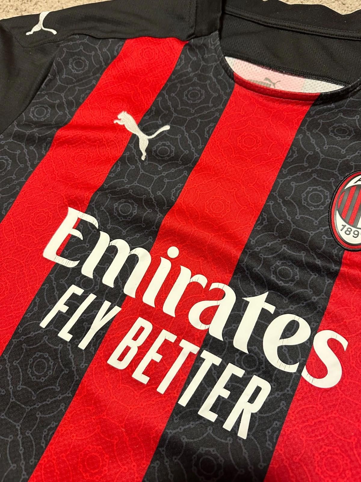 Puma #11 Ibrahimovic Ac Milan2020/21 Football Shirt Soccer Jersey Size US XXL / EU 58 / 5 - 4 Thumbnail
