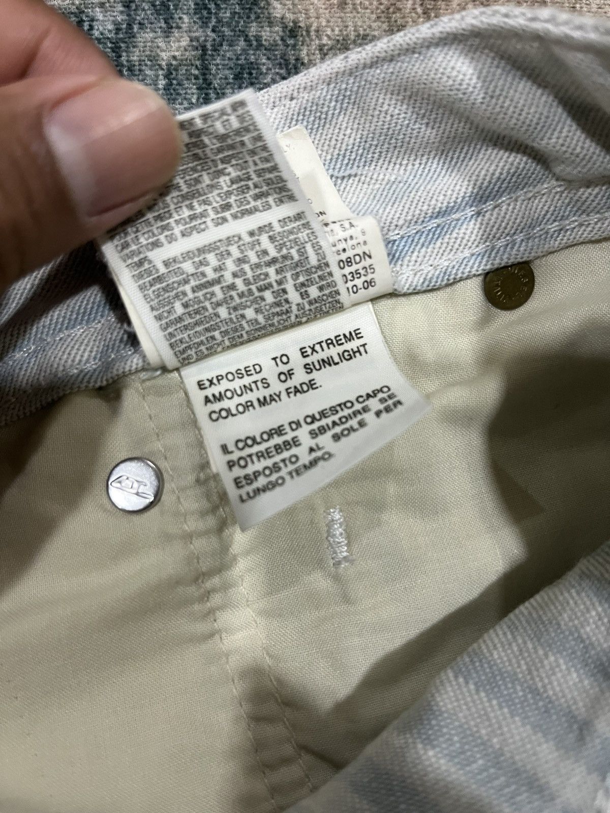Diesel Slylow striped denim Size US 31 - 18 Thumbnail