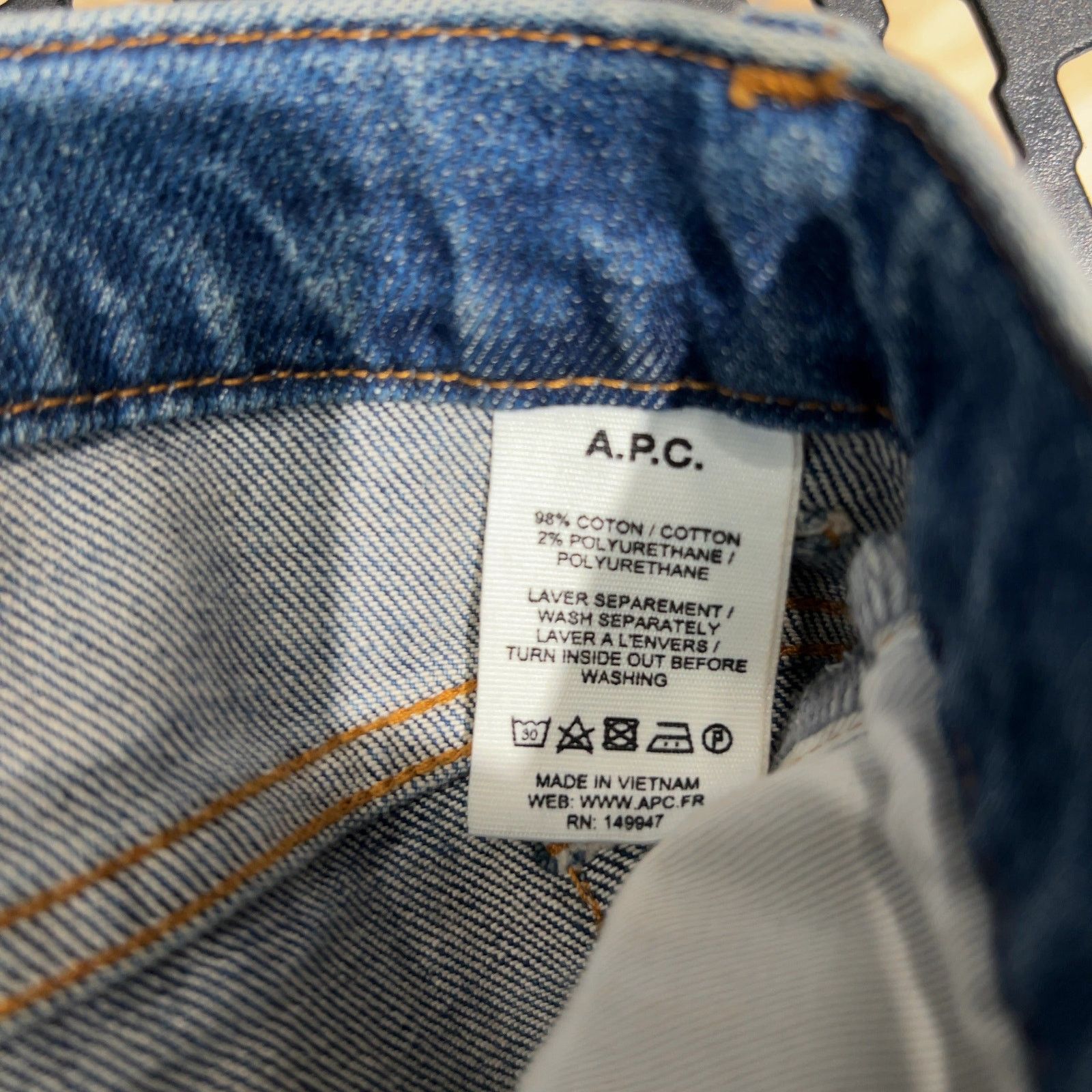 A.P.C. APC Petite New Standard Jeans Size US 36 / EU 52 - 5 Thumbnail