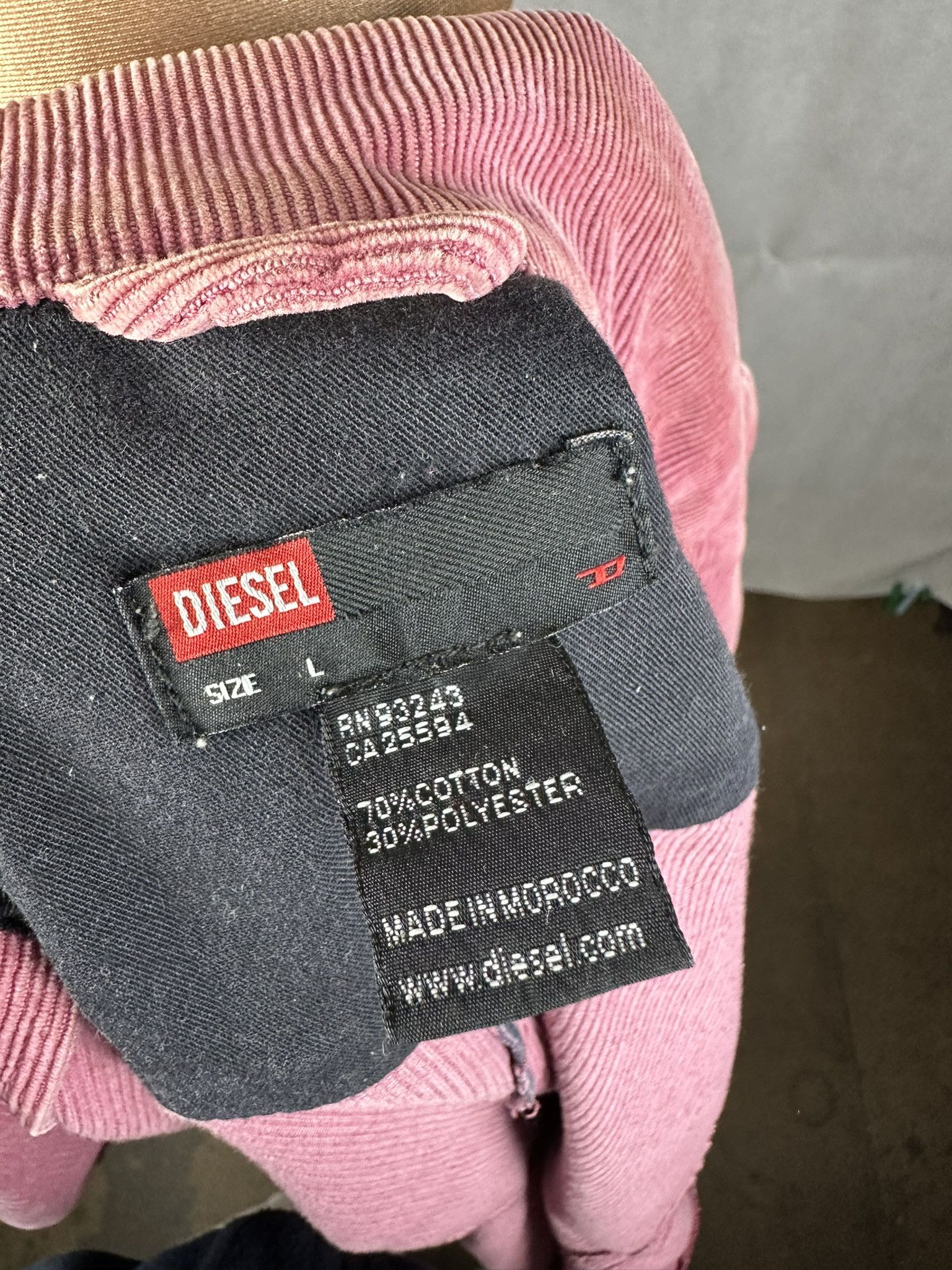 Designer × Diesel × Vintage Vintage Y2k Diesel Corduroy Elegant Oldmoney Blazer Size L / US 10 / IT 46 - 13 Thumbnail