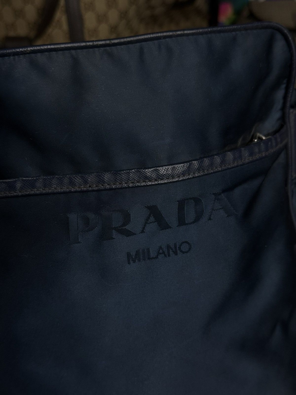 Prada Prada Messenger Nylon Bag Prada Logo Crossbody Bag Preowned Size ONE SIZE - 2 Thumbnail