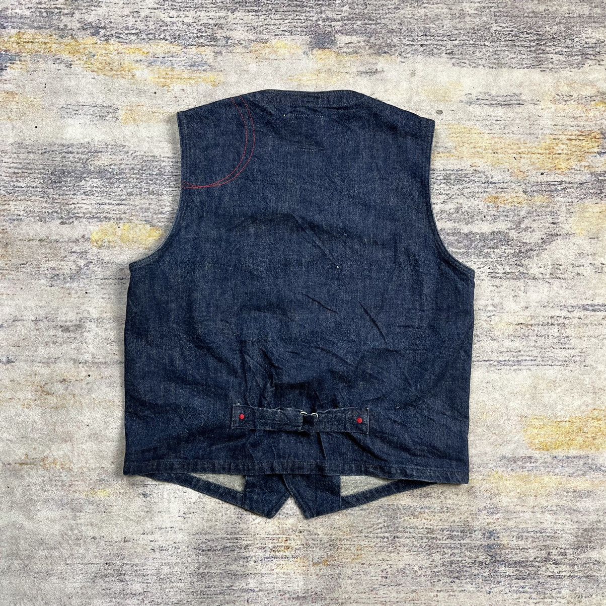 Momotaro Jeans momotaro indigo denim vest Size US L / EU 52-54 / 3 - 2 Thumbnail