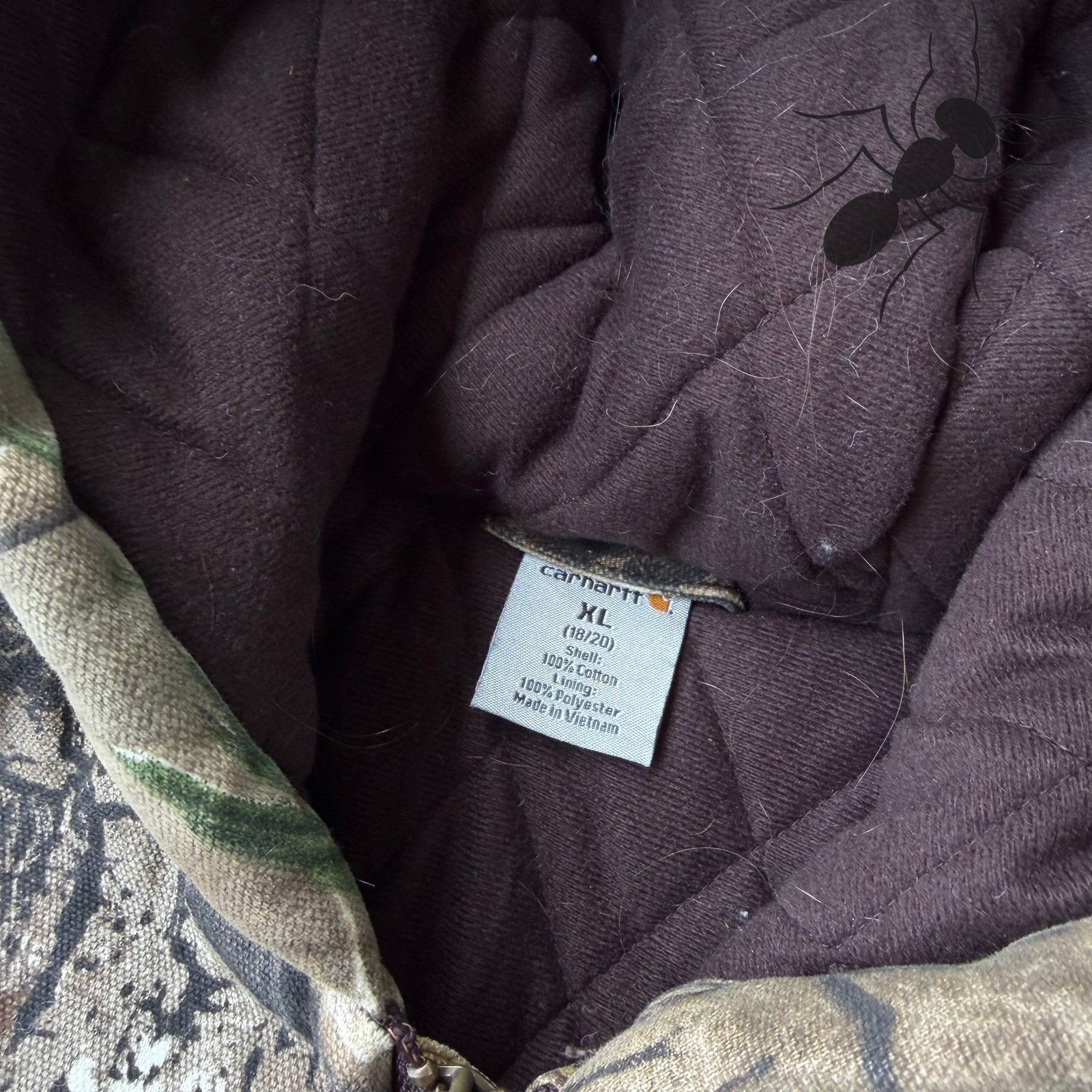 Carhartt × Vintage Carhartt YOUTH realtree camo hooded work wear jacket Size US XS / EU 42 / 0 - 5 Thumbnail