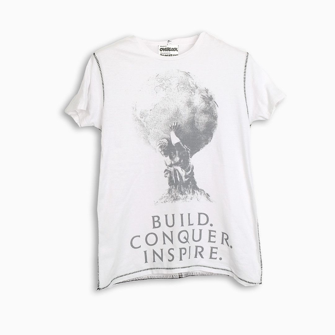 Vintage REPEAT PLUS RE-OVERLOCK VINTAGE PRINT T-SHIRT (RPO021202) Size US M / EU 48-50 / 2 - 1 Thumbnail