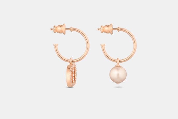 Dior o1w1db11224 Size: OS / Petit CD Earrings in Pink Size ONE SIZE - 1 Thumbnail