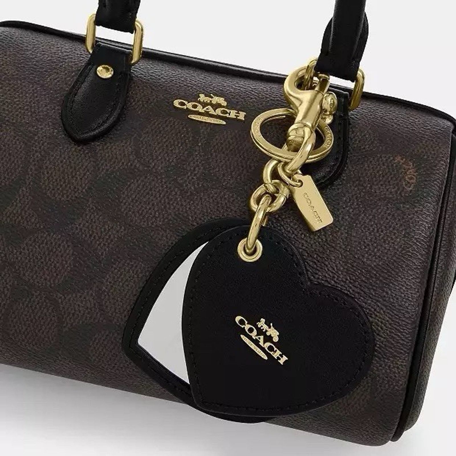 Coach NWT Coach Boxed Mini Rowan Crossbody Mirror Bag Charm CCL59 Size ONE SIZE - 9 Thumbnail