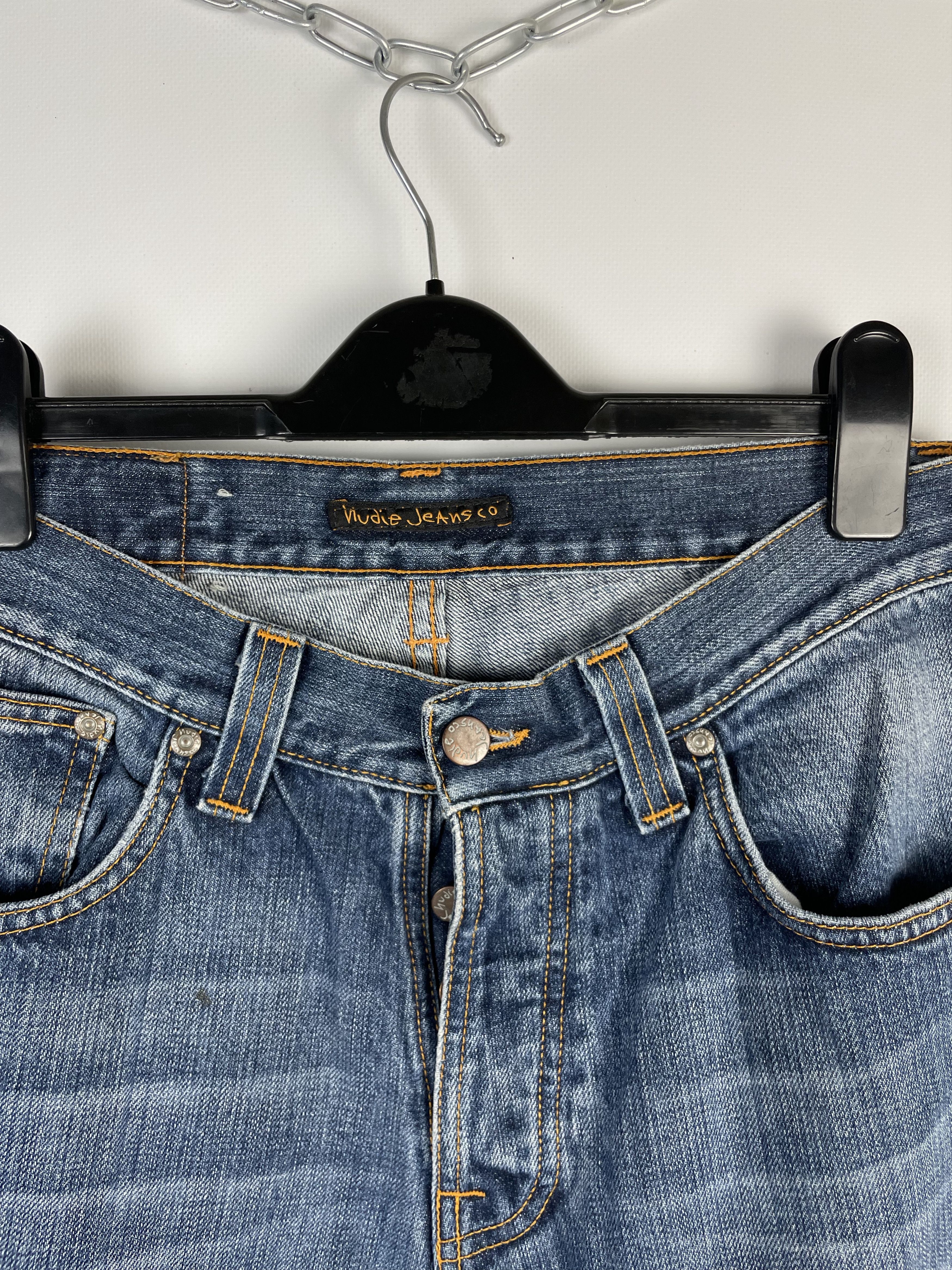 Japanese Brand Nudie Jeans Vintage Mens Denim Pants Size US 33 - 6 Thumbnail
