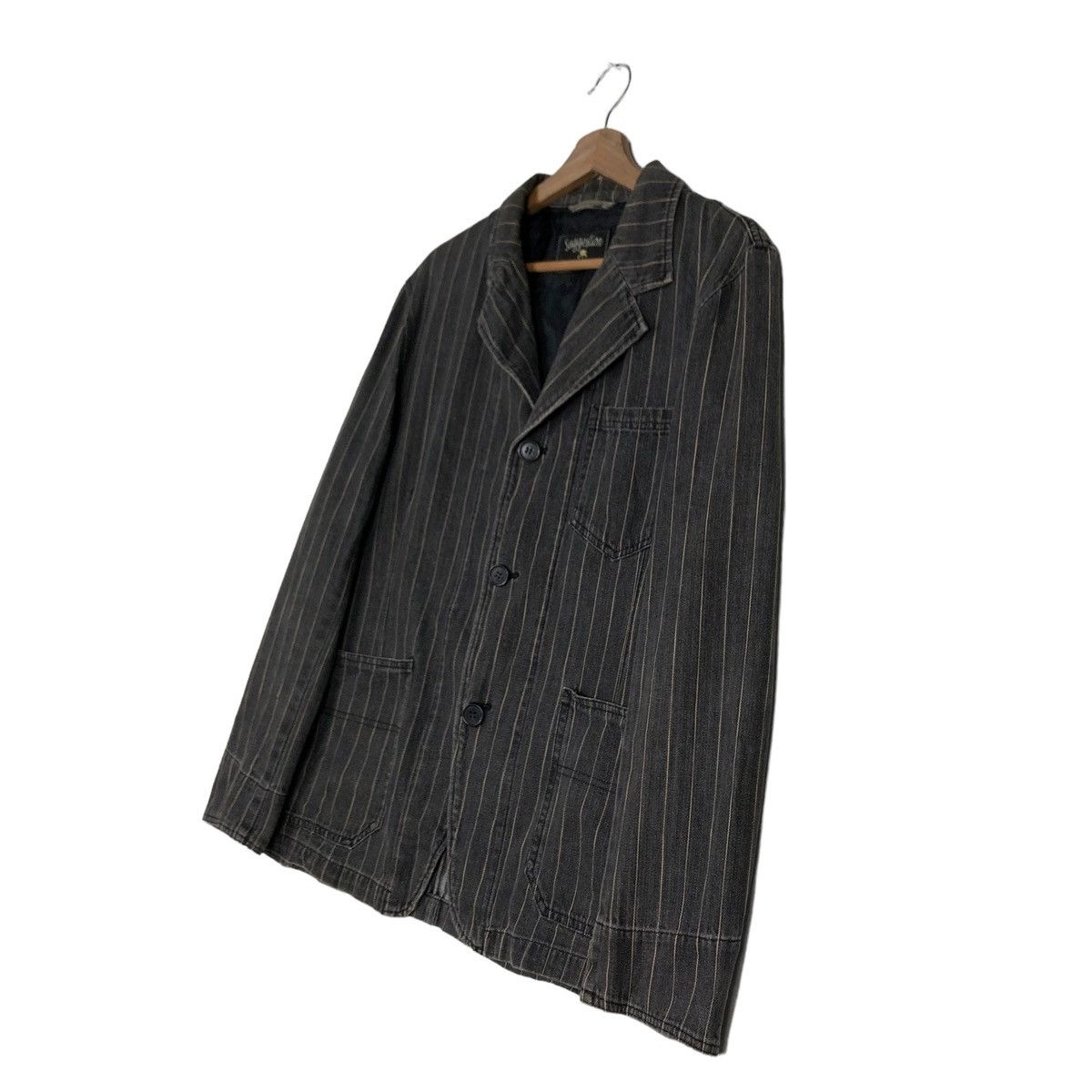 Japanese Brand 🔥Vintage Hickory Chore Jacket Stripe Suggestion Issey Miyake Size US M / EU 48-50 / 2 - 2 Thumbnail