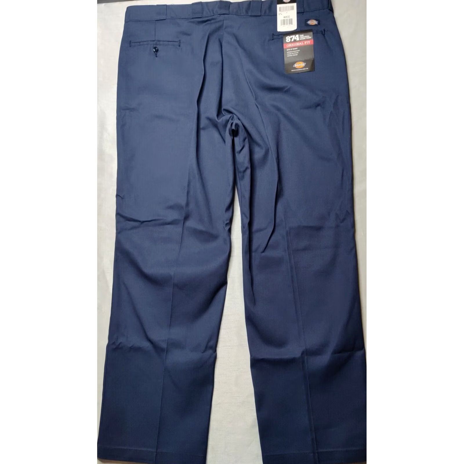 Dickies DICKIES ICONS 874 ORIGINAL FIT Men 46X32 Navy Work Pants NEW Size US 30 / EU 46 - 2 Thumbnail