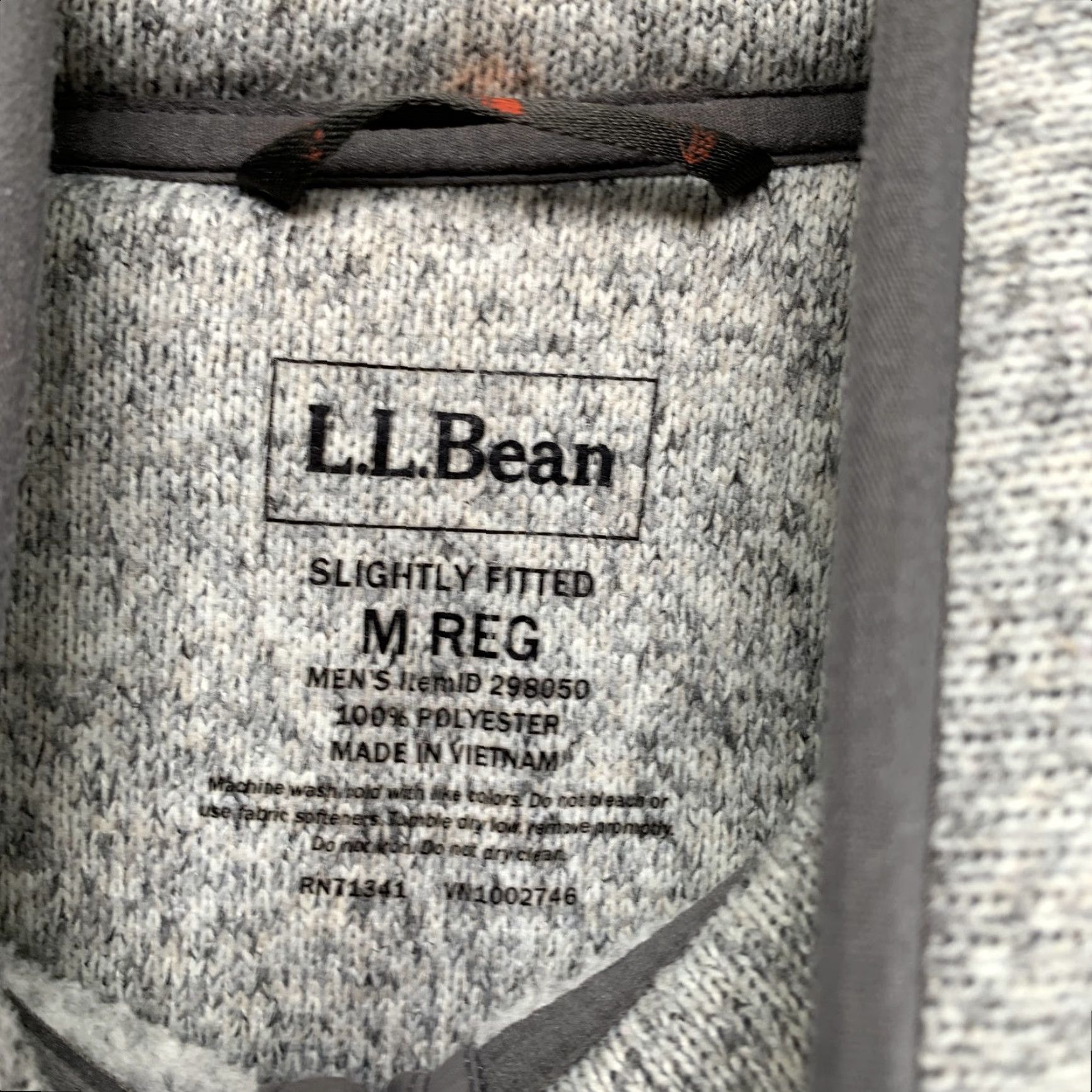 Vintage L.L.Bean 1/4 Snap Fleece Sweater Mens Medium Gray Casual Pullover Size US M / EU 48-50 / 2 - 2 Thumbnail