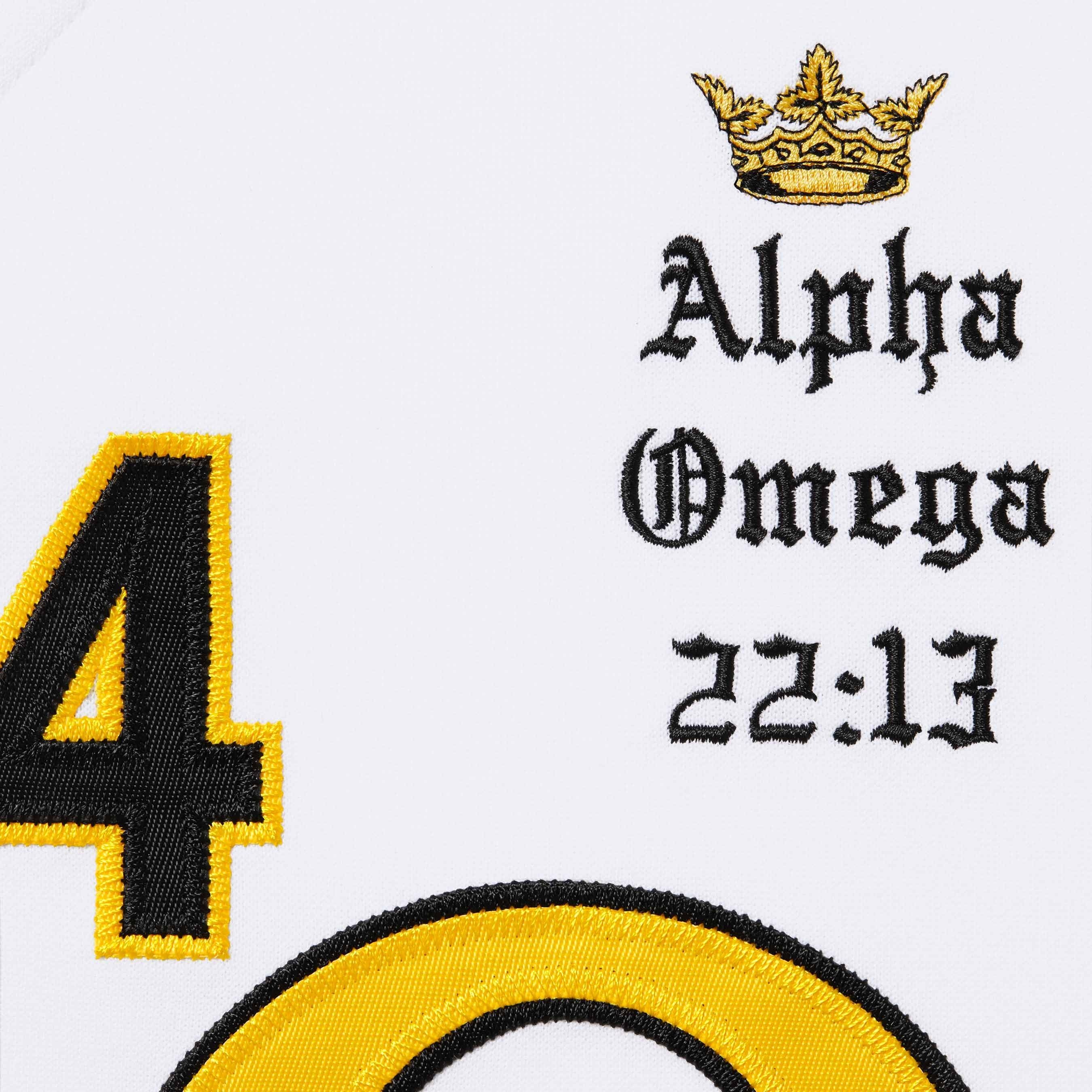 Supreme Supreme Alpha Omega Baseball Jersey Size US XXL / EU 58 / 5 - 3 Thumbnail