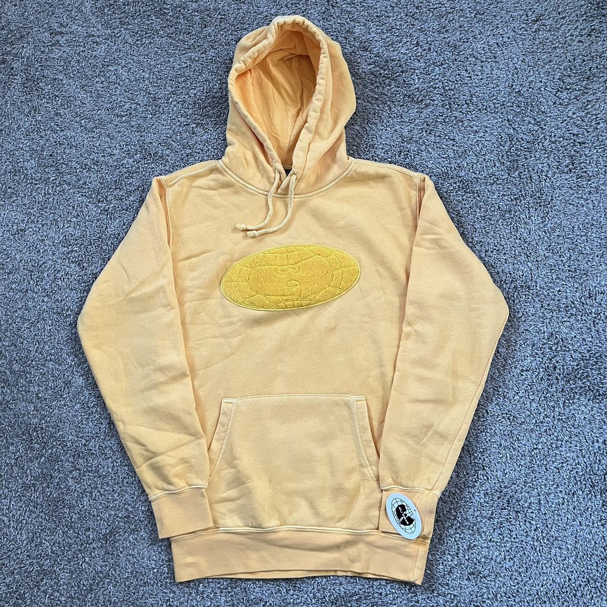 image of Wu Tang Clan x Wu Wear Wu-Wear Hoodie Sweater Size Small Yellow Globe Wu-Tang, Men's