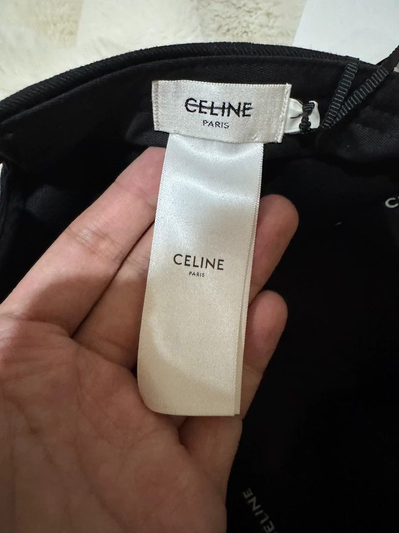 Celine CELINE Colorful sequined logo baseball cap hat Size ONE SIZE - 4 Thumbnail