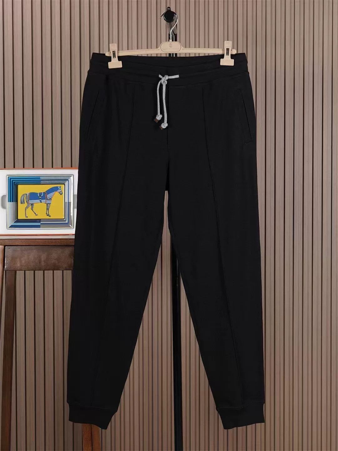 Brunello Cucinelli Brunello Cucinelli Black Casual Pants Size US 34 / EU 50 - 1 Thumbnail