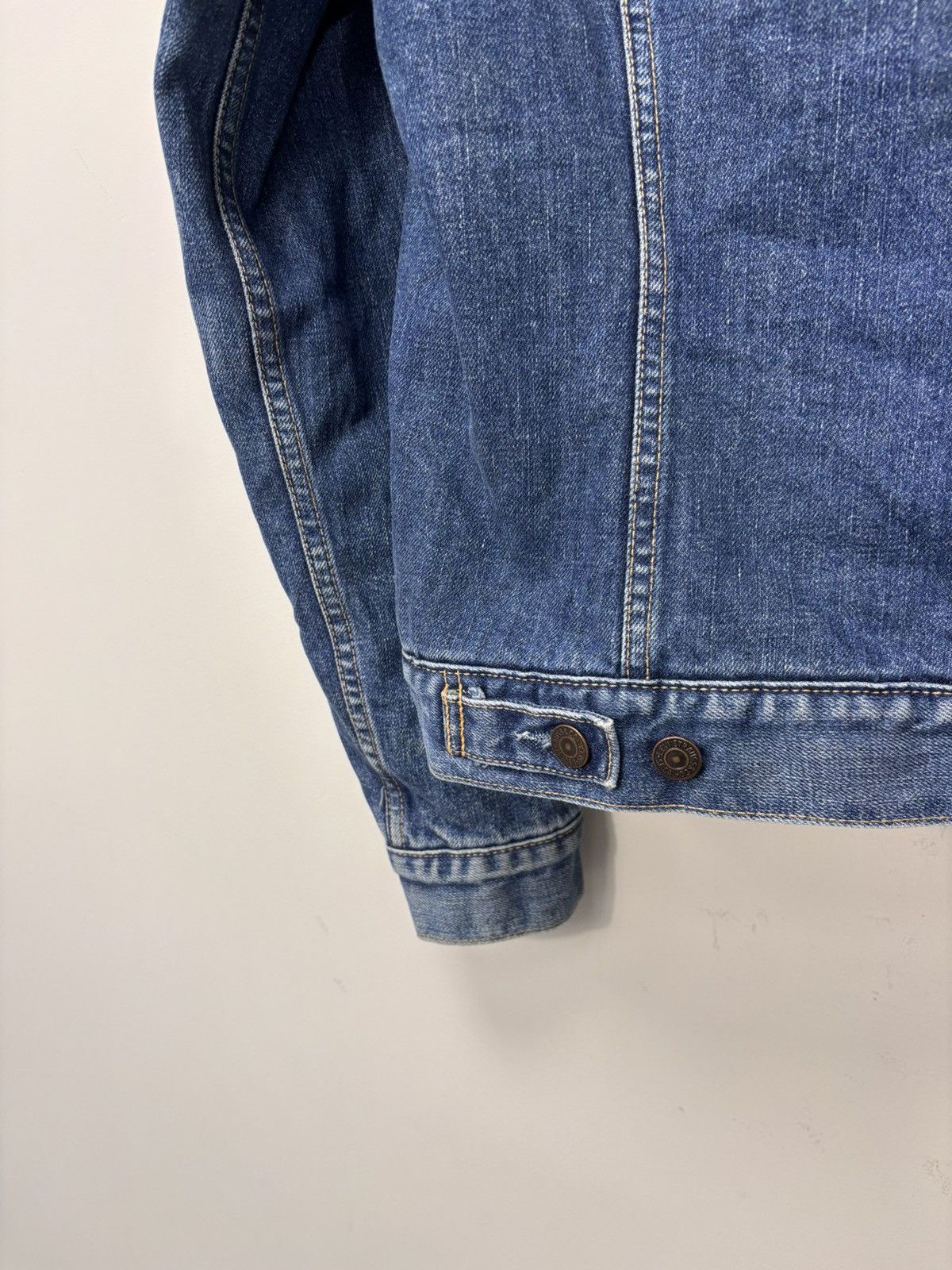 Levi's Vintage Levi’s Women’s Blue Denim Sherpa Jacket Size M / US 6-8 / IT 42-44 - 18 Thumbnail