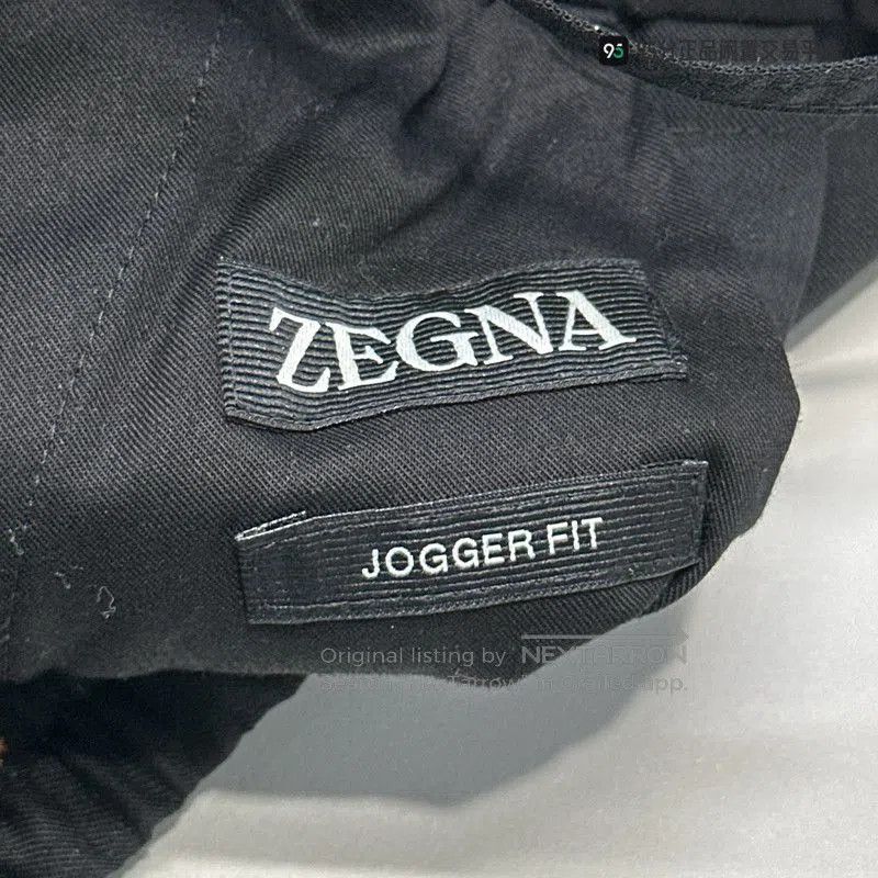 Ermenegildo Zegna Zegna Men's Black Wool Blend Straight. Size US 28 / EU 44 - 5 Thumbnail