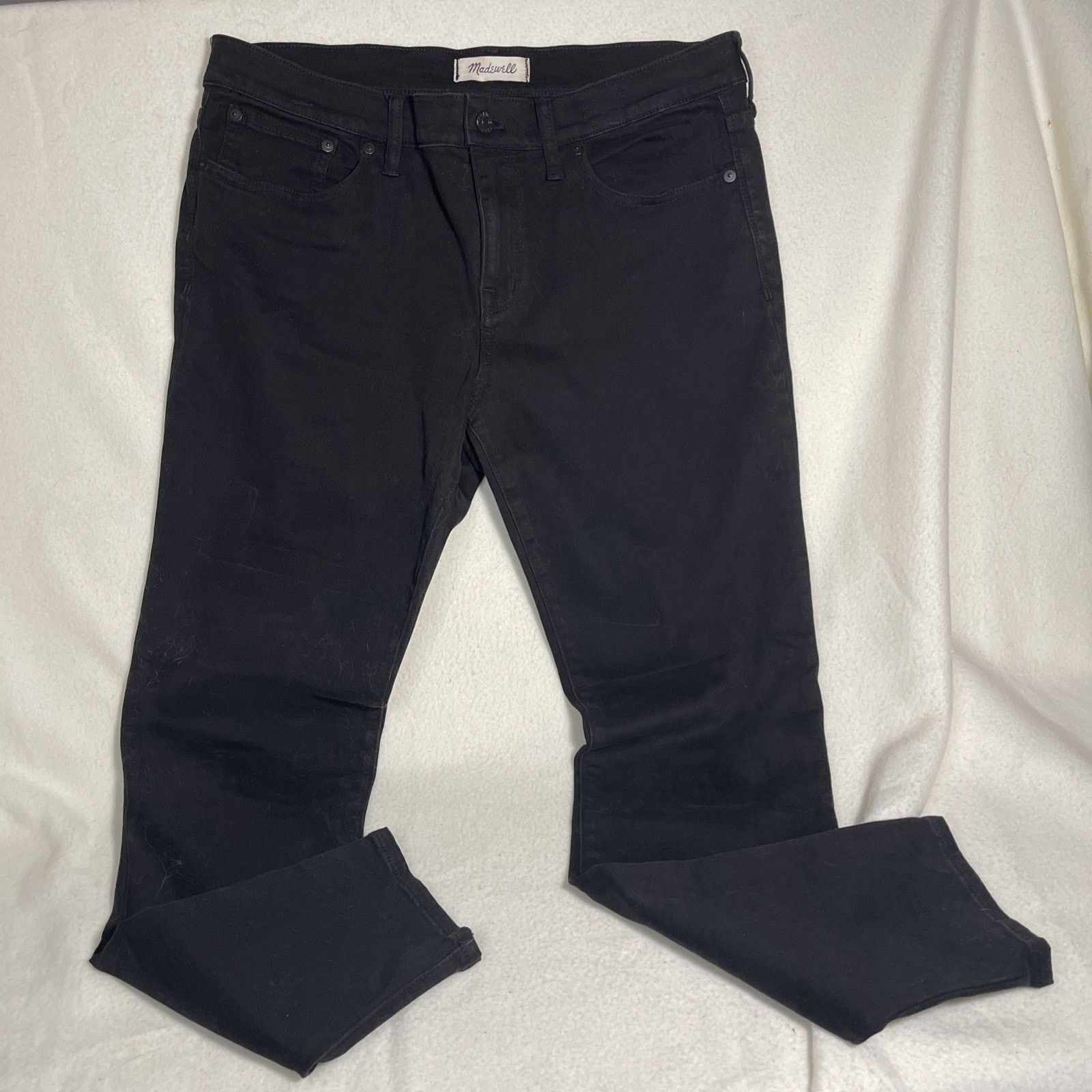 Madewell Madewell Women's Skinny Jeans 31 Black High Rise, High Waist Size 31" - 1 Thumbnail