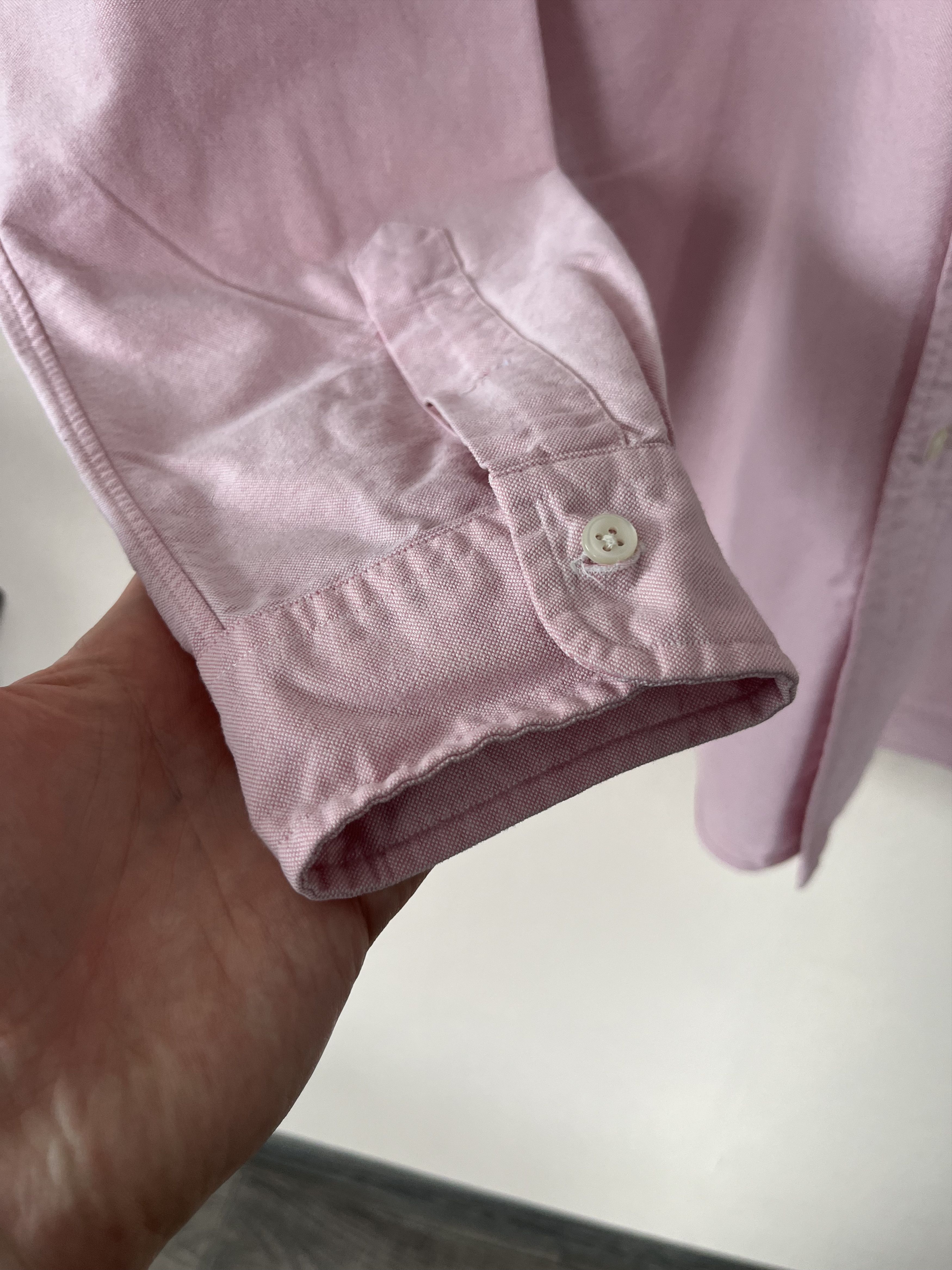 Polo Ralph Lauren Vintage Polo Ralph Lauren Solid Shirt Buttons Long Sleeve Size US XL / EU 56 / 4 - 3 Thumbnail