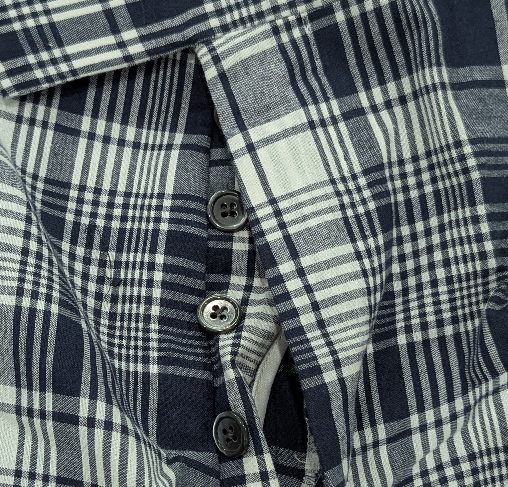 Thom Browne THOM BROWNE Backstrap Cotton Shorts Navy Plaid 2 - Medium Size US 32 / EU 48 - 2 Thumbnail