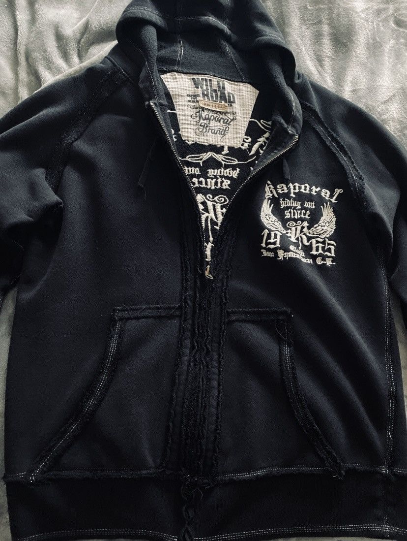 Other Chopper style slim fit hooded sweatshirt Size US XXL / EU 58 / 5 - 1 Thumbnail