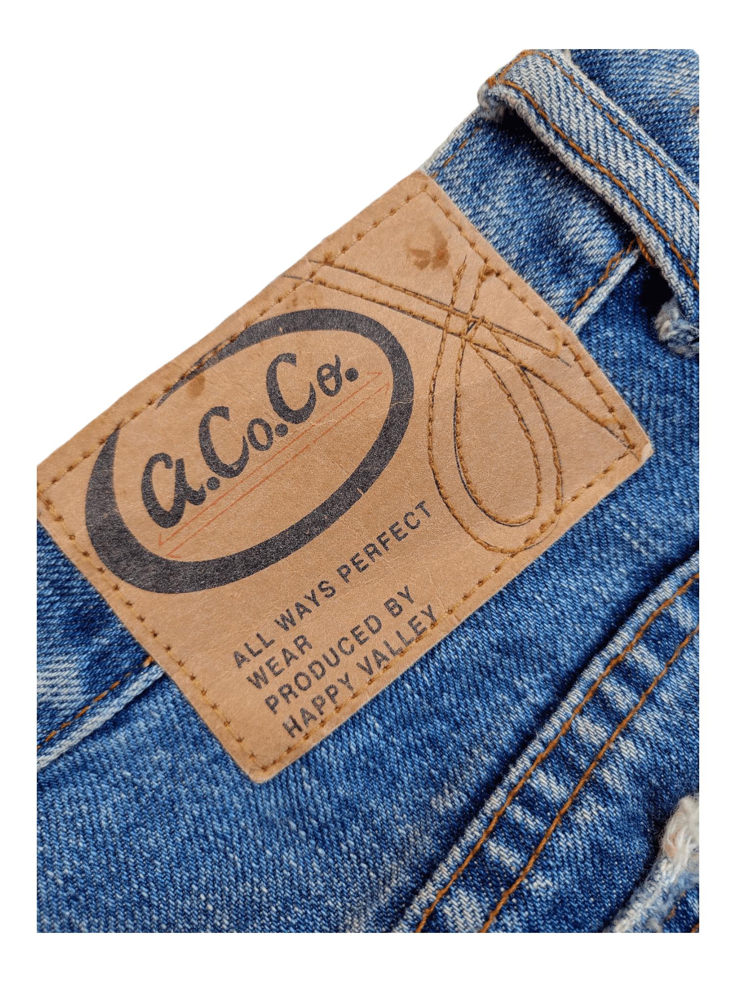 Japanese Brand × Vintage A.CO.CO Japanese Brand Distressed Vintage Streetwear Denim Size 29" - 23 Thumbnail