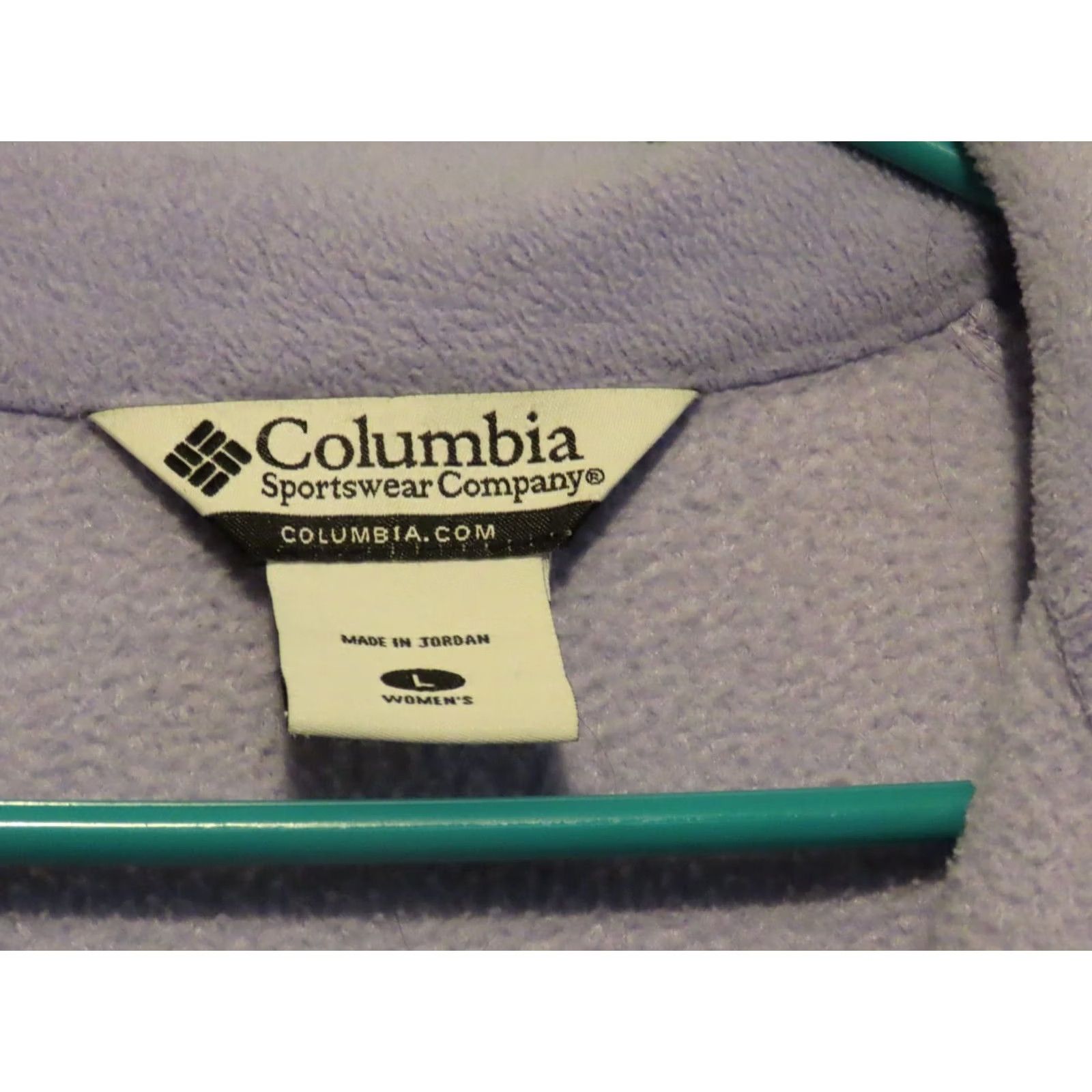 Vintage Columbia Jacket Women L Full Zip Purple Lavender Fleece Zip Up 2 Front Pockets RN 69724 Size L / US 10 / IT 46 - 4 Thumbnail