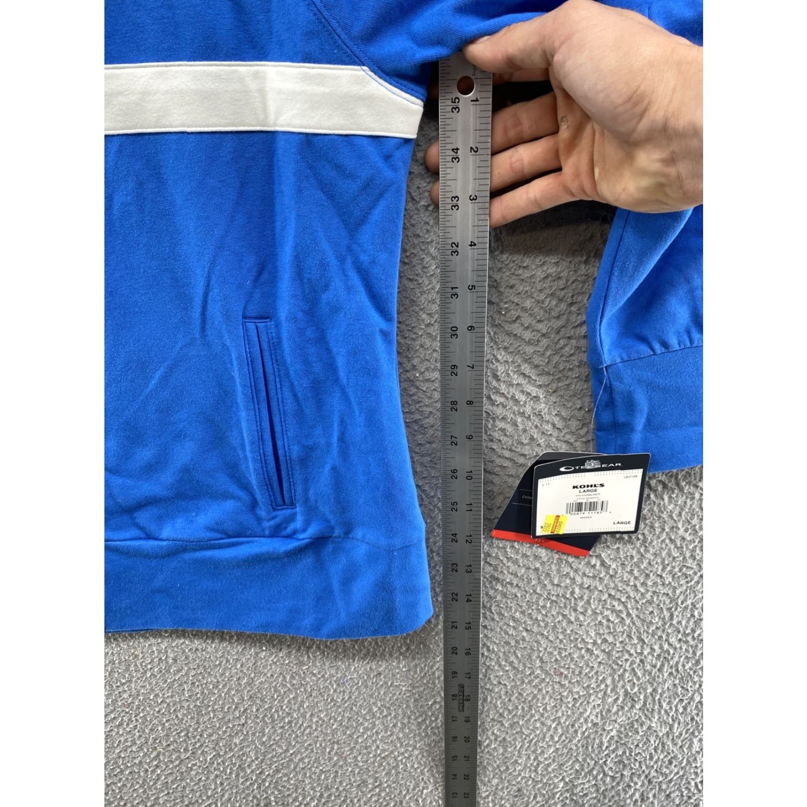 Tek Gear Tek Gear Full Zip Active Blue Jacket Women’s Large NEW Size L / US 10 / IT 46 - 6 Thumbnail