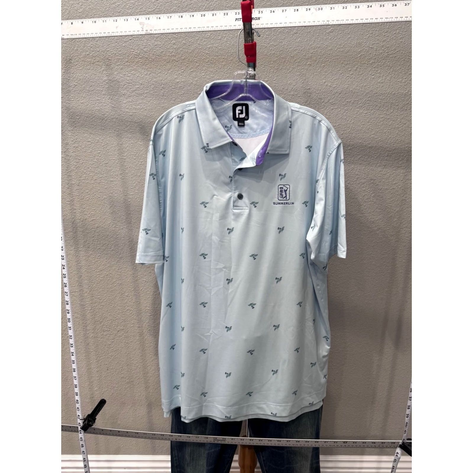 Footjoy Footjoy POLO SHIRT Floral TPC Summerlin XL Men Size US XL / EU 56 / 4 - 2 Thumbnail