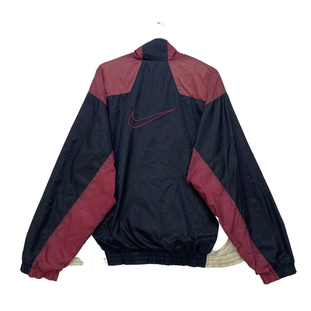Nike 🔥Vintage Nike Center Logo Swoosh Rear Light Jacket Size US M / EU 48-50 / 2 - 2 Thumbnail