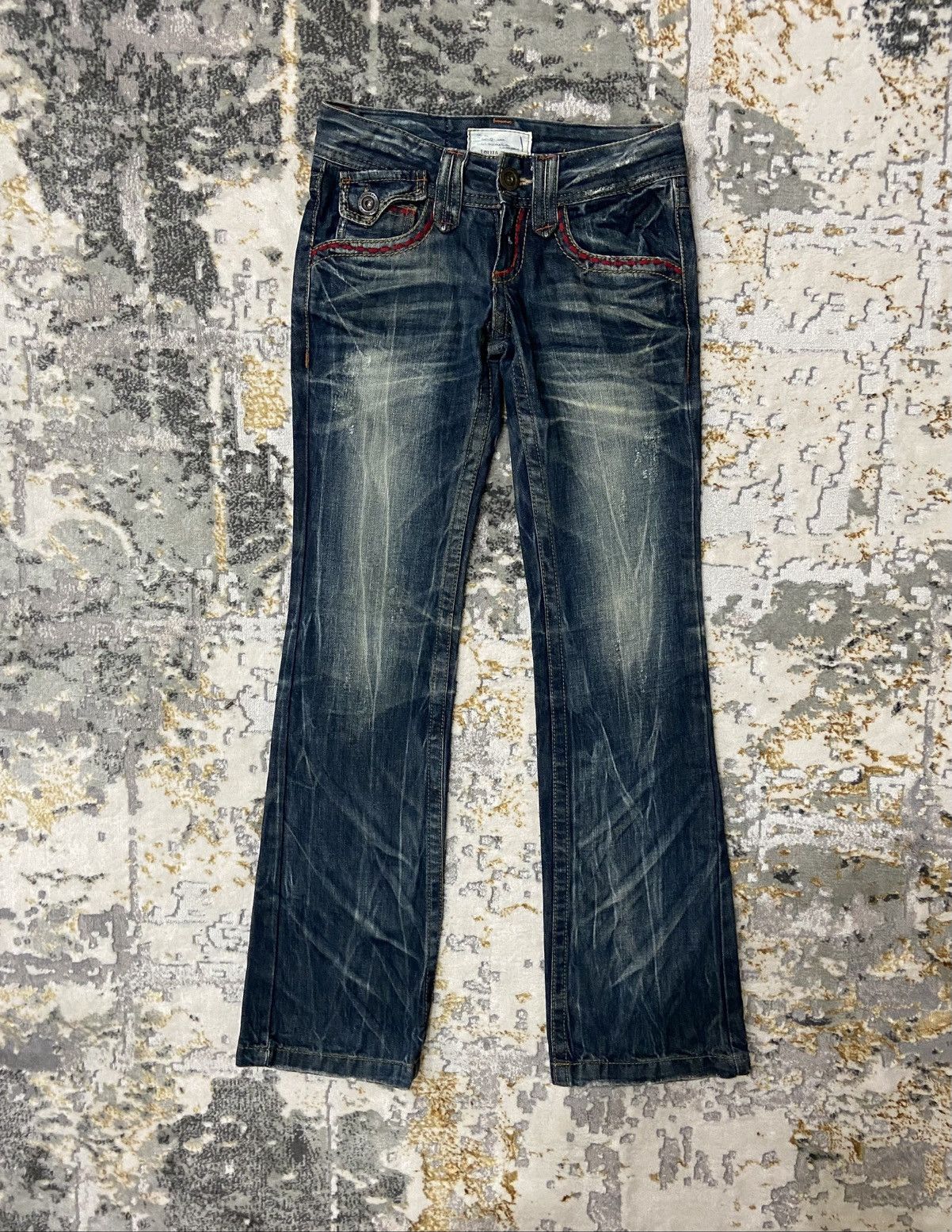 Japanese Brand Lolita Flare Jeans Size 24" / US 00 / IT 34 - 2 Thumbnail