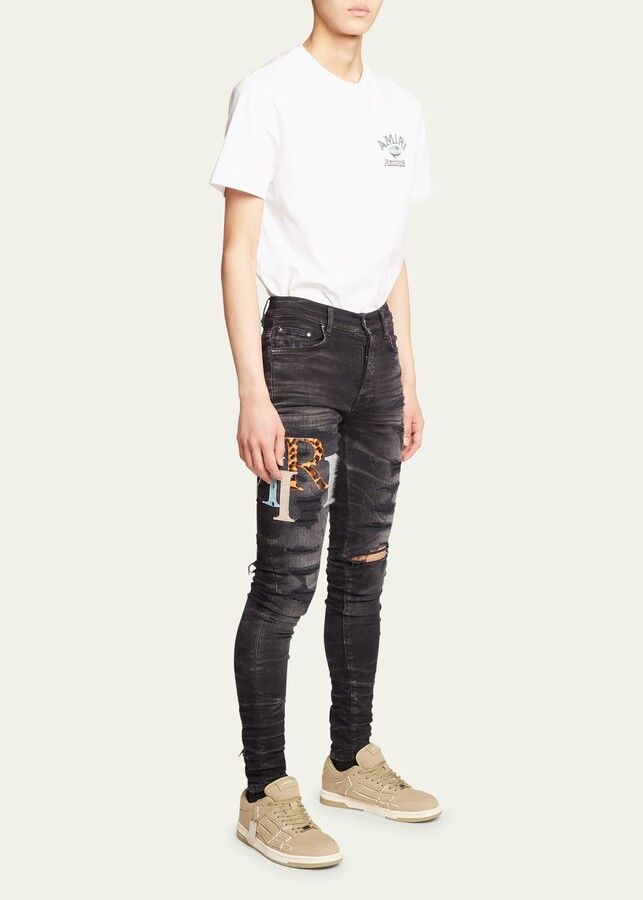 Amiri o1w1db11224 Low Top Sneakers in Khaki Size US 12 / EU 45 - 3 Thumbnail