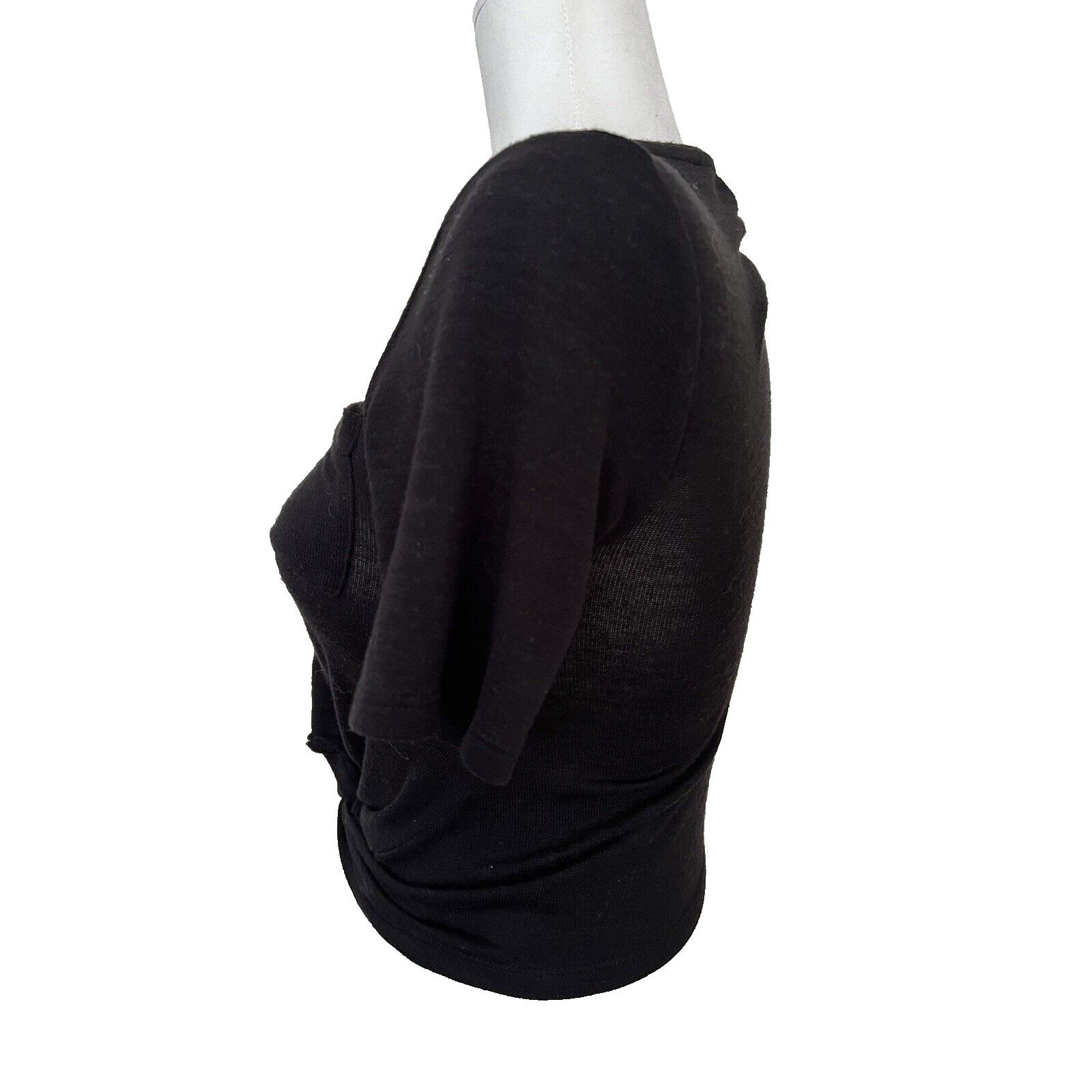 Wildfang Wilfred free Aritzia black cropped Y2K top size XXS A000189 Size XXS / US 00 / IT 34 - 3 Thumbnail