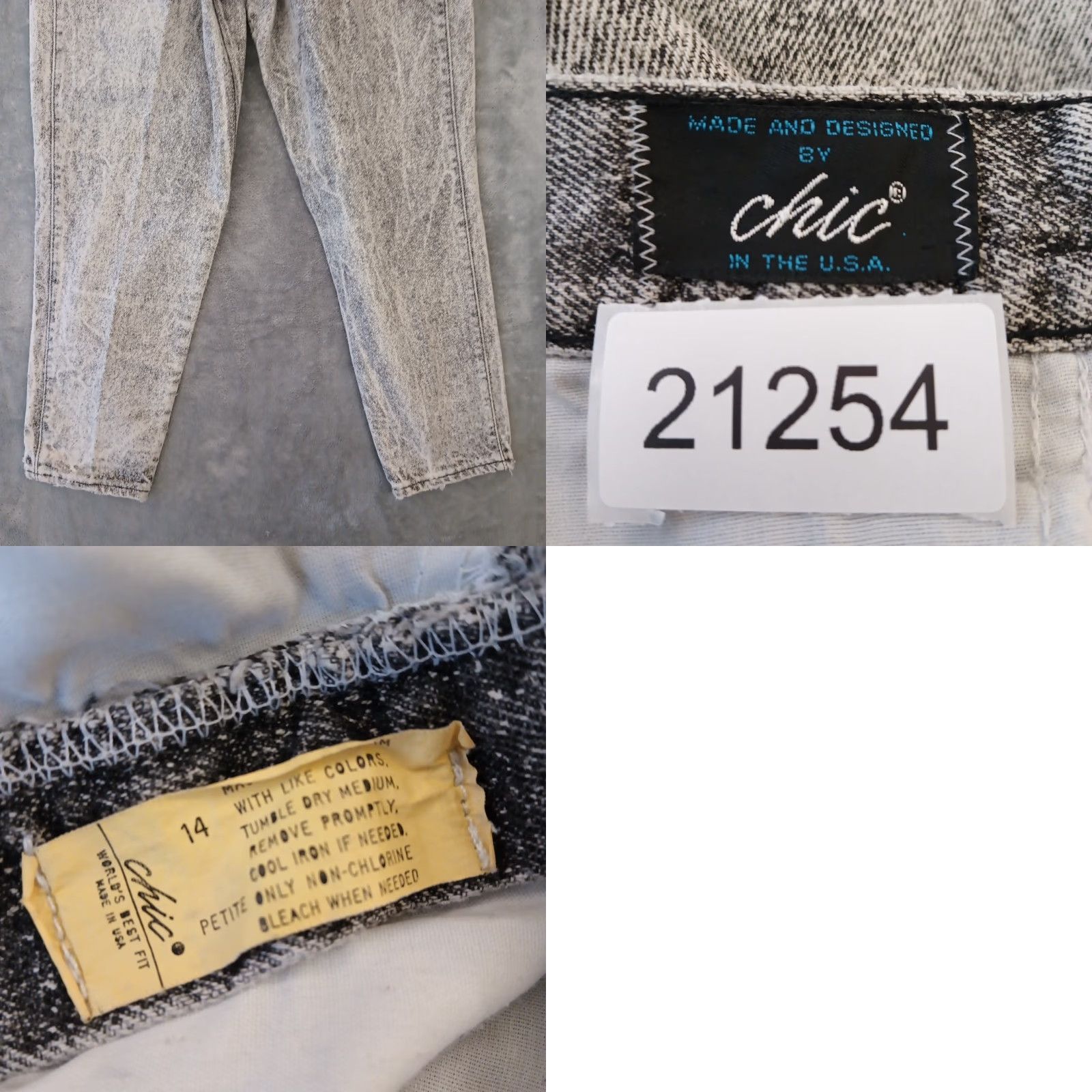 Vintage VINTAGE CHIC Jeans Shirt? Size 36" / US 14 / IT 50 - 8 Thumbnail