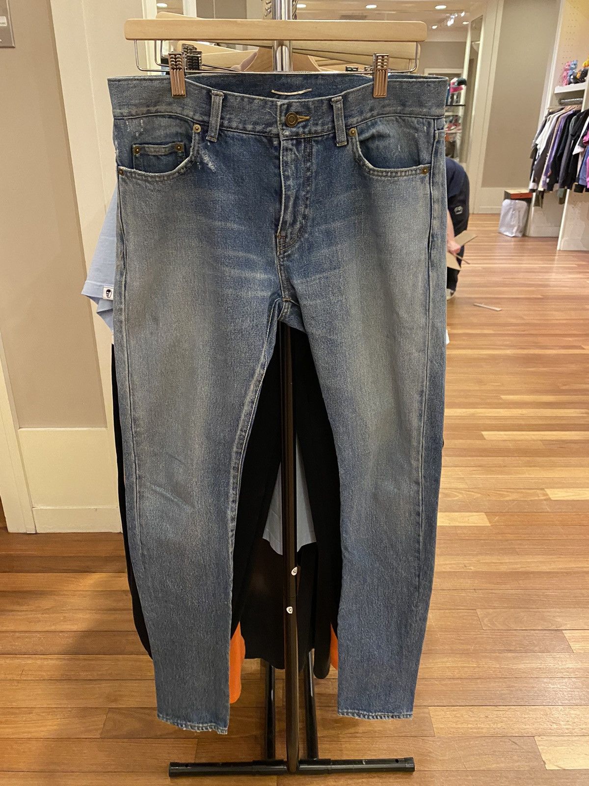 image of Saint Laurent Paris Indigo Denim, Men's (Size 31)