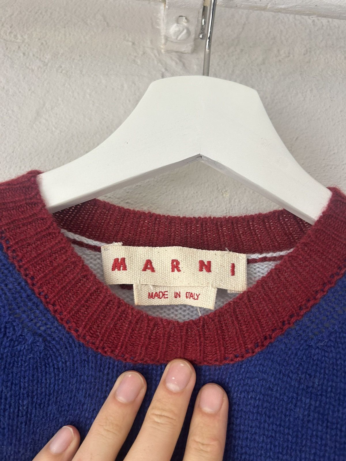 Marni Colorblock Cashmere Sweater Size XS / US 0-2 / IT 36-38 - 3 Thumbnail