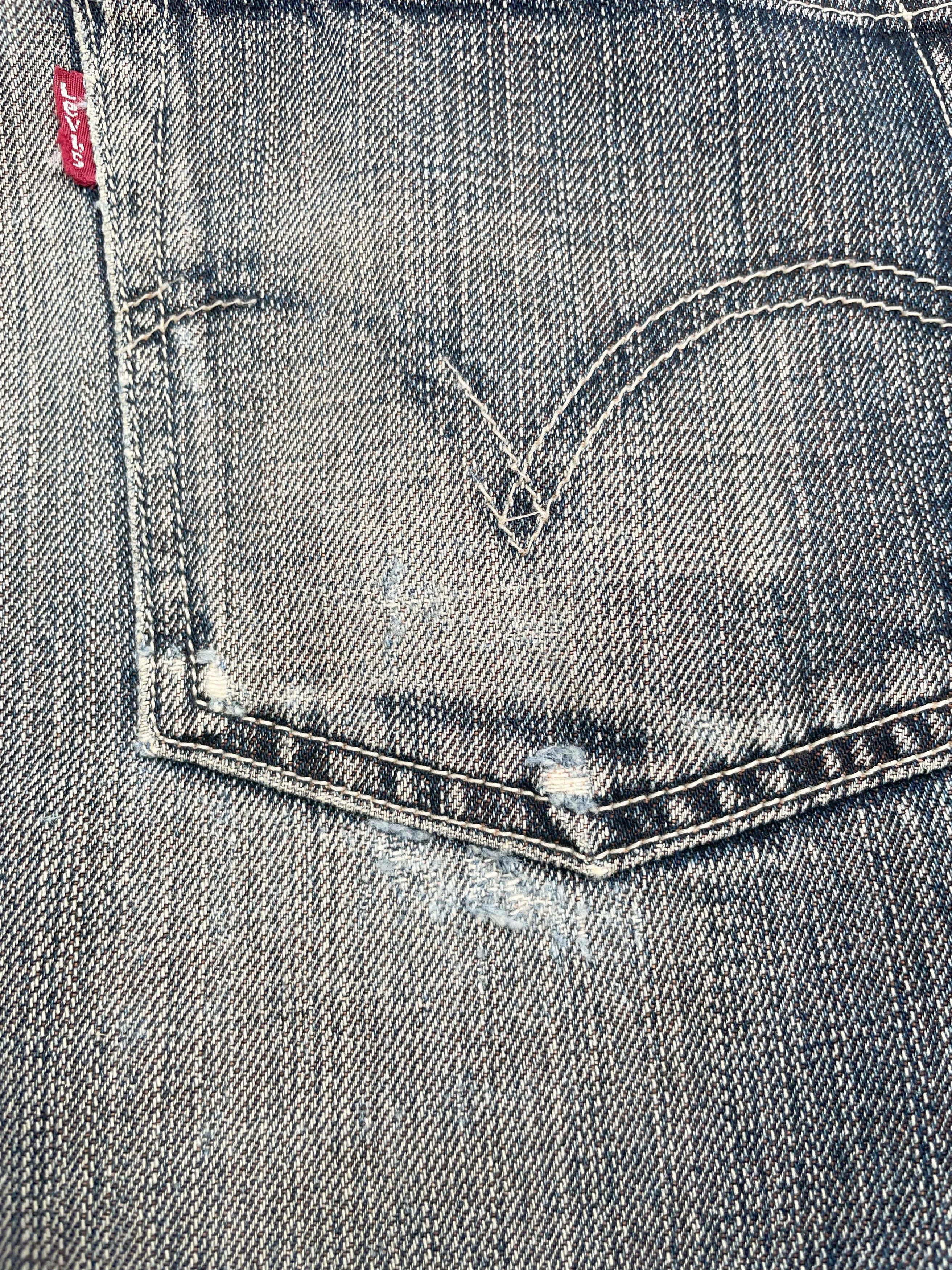 Levi's Vintage Levis 503 Faded Distresed Denim Size US 30 / EU 46 - 15 Thumbnail