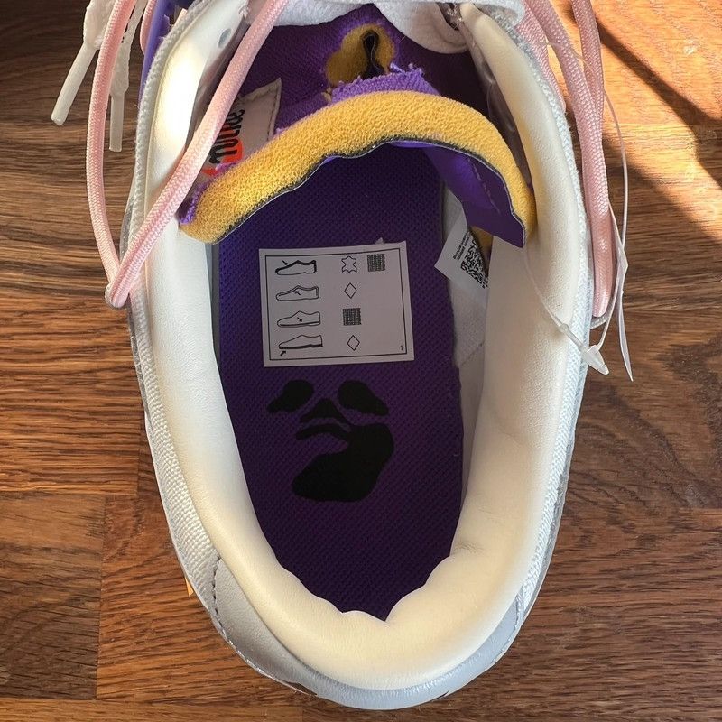 Nike × Off-White Nike Dunk Low Off-White Lot 24 Size US 12 / EU 45 - 13 Thumbnail