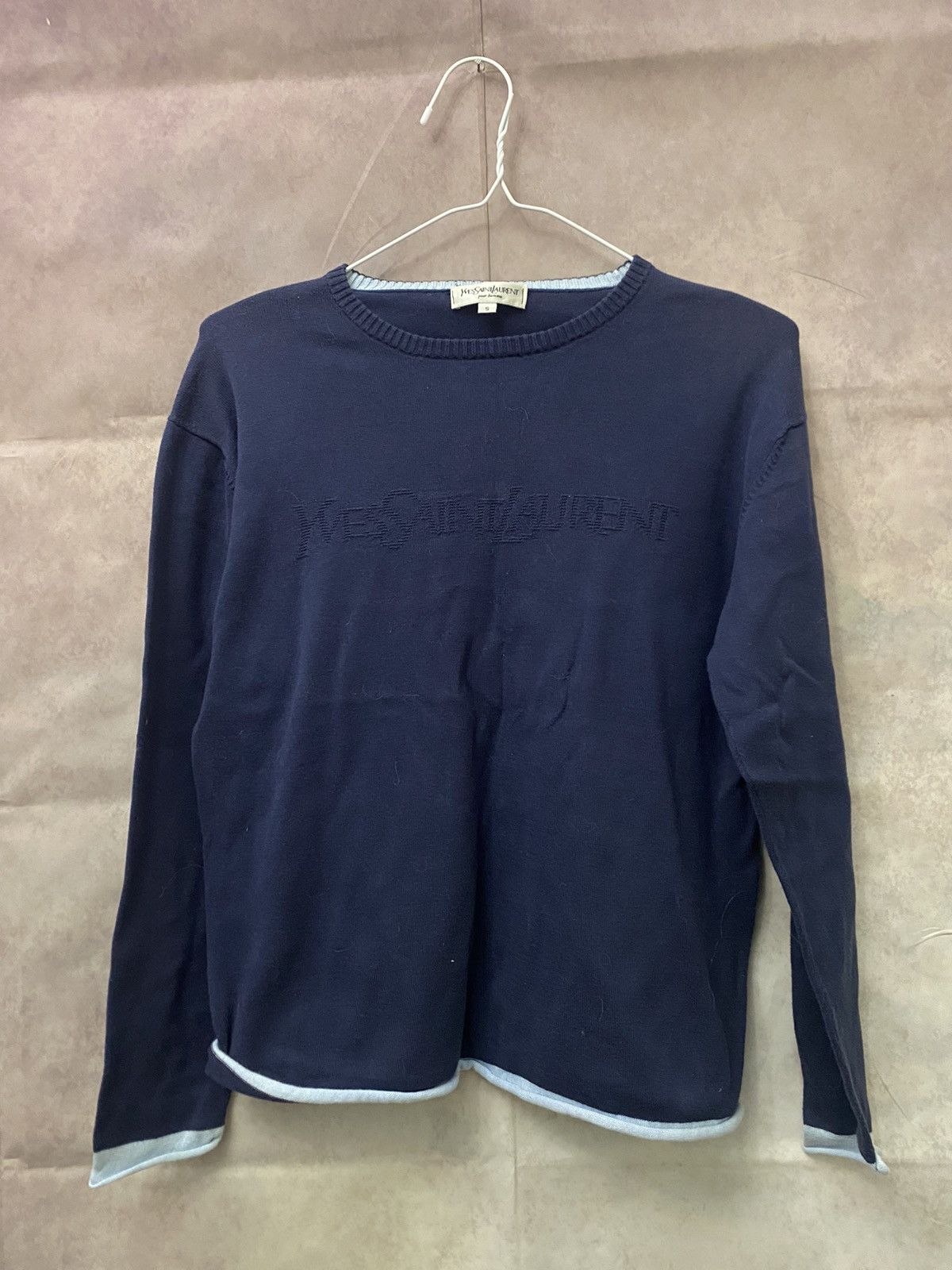 Designer × Yves Saint Laurent Yves Saint Laurent Sweater Luxury YSL Size US S / EU 44-46 / 1 - 1 Thumbnail