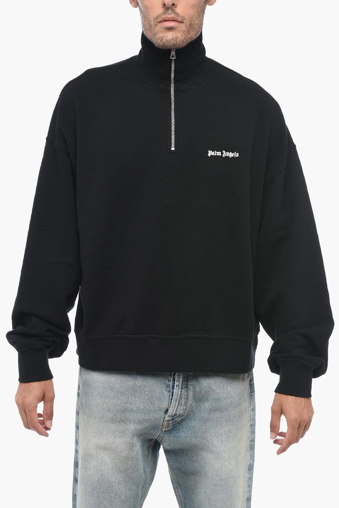 Palm angels half zip hotsell