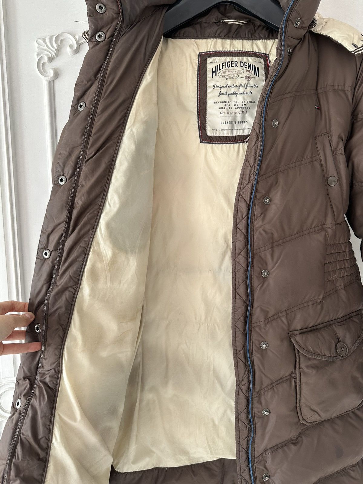 Tommy Hilfiger Vintage Brown Coat Tommy Hilfiger winter Size M / US 6-8 / IT 42-44 - 13 Thumbnail