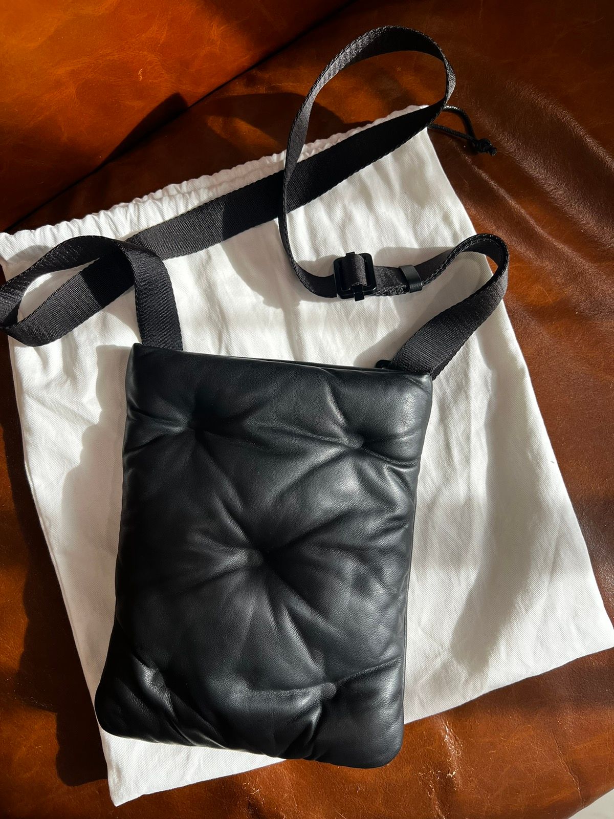 Pre-owned Maison Margiela Glam Slam Cross Body Bag In Black