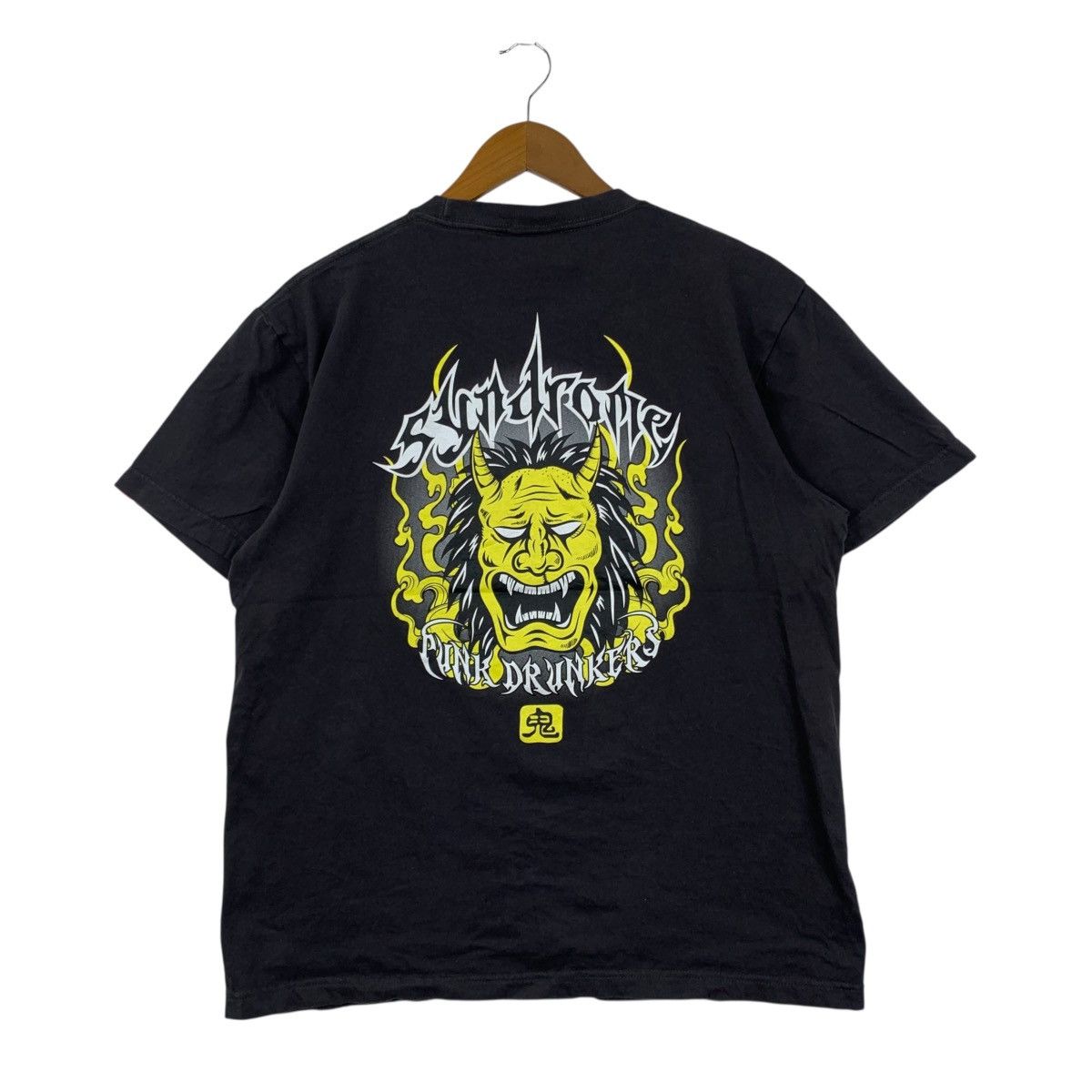 Japanese Brand Vintage SYNDROME PUNK DRUNKERS Japanese Brand Tshirt Size US L / EU 52-54 / 3 - 1 Thumbnail