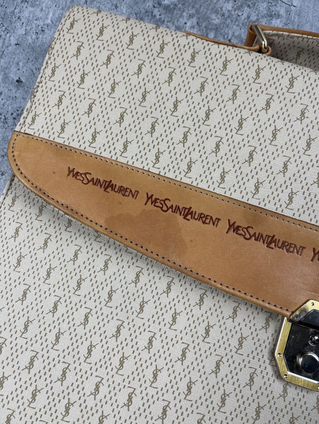 Vintage × Yves Saint Laurent Yves Saint Laurent bag hand/Document holder 80s Size ONE SIZE - 5 Thumbnail