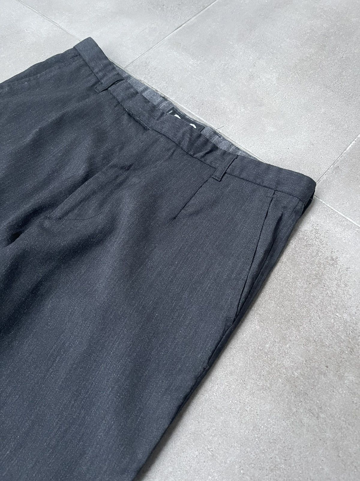 Dolce & Gabbana Dolce & Gabbana Dark Grey Wool Back Pocket Casual Pants Size US 30 / EU 46 - 10 Thumbnail
