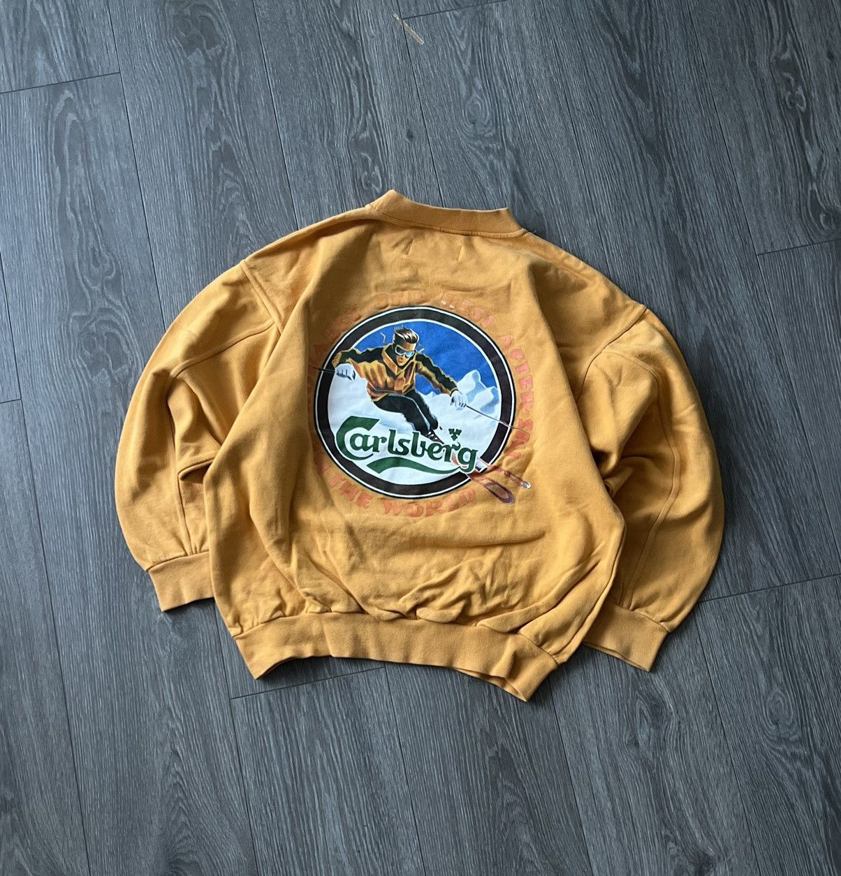 Vintage Vintage 💥 Calsberg Sweatshirt Size US M / EU 48-50 / 2 - 1 Thumbnail