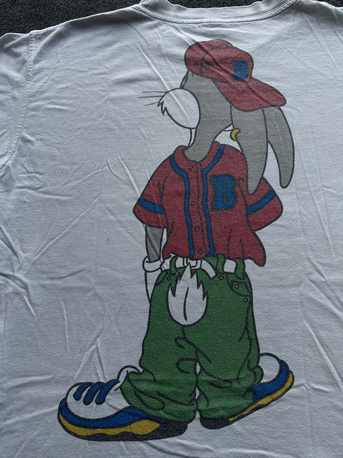 Warner Bros DOUBLE LOGO🚨 BUGS BUNNY LOONEY TUNES WARNER BROS. Size US L / EU 52-54 / 3 - 14 Thumbnail